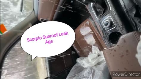ArunPanwarx Scorpio N Sunroof Leak YouTube