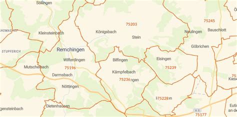 75236 Kämpfelbach Mit Plz Karte Und Straßenverzeichnis