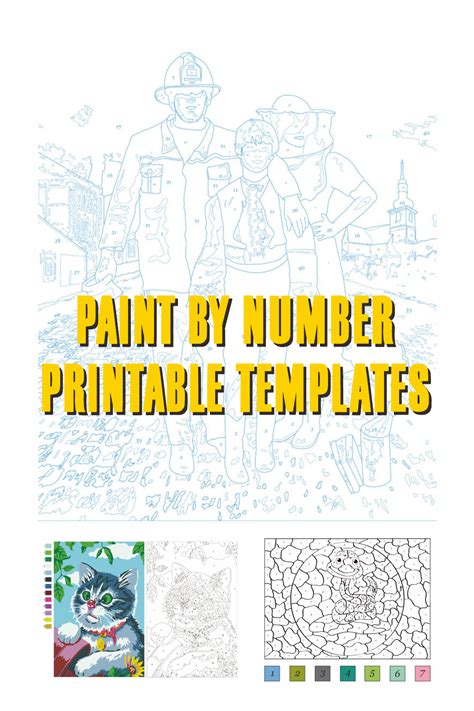 10 Best Paint By Number Printable Templates