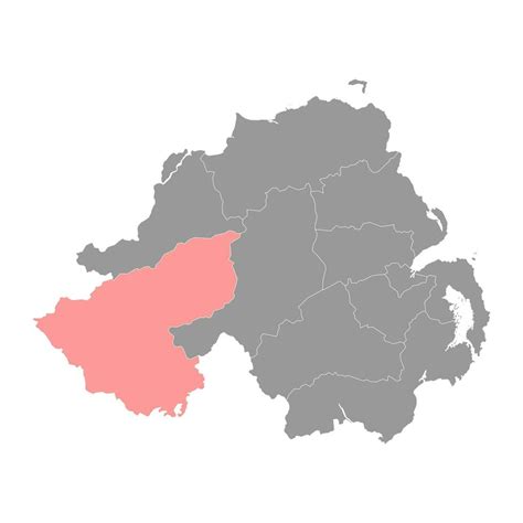 Fermanagh And Omagh Map Administrative District Of Northern Ireland
