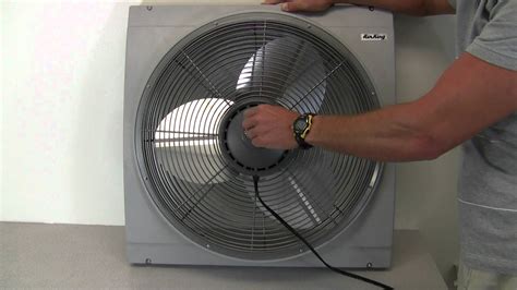 Air King Whole House Window Fan Model 9166 Youtube