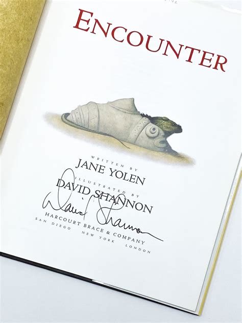 Encounter Jane Yolen David Shannon Later Edition