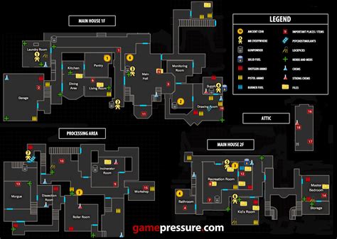 Resident Evil Mansion Map United States Map