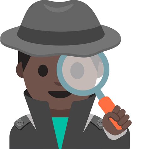 Man Detective Emoji Clipart Free Download Transparent Png Creazilla