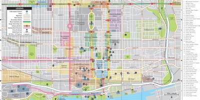 Toronto Downtown Map Map Of Toronto Downtown Canada