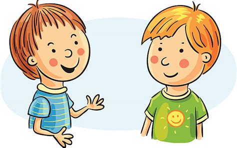 Two Boys Talking Illustrations Royalty Free Vector Graphics And Clip Art