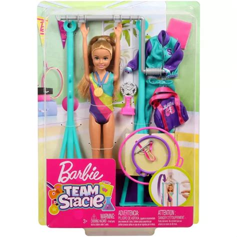 Barbie Team Stacie Doll Gymnastics Playset With Accessories Barbie Sets Barbie Barbie Toys