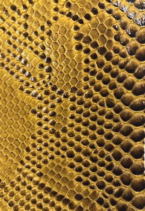Vinyl Fabric Gold Faux Viper Snake Skin Leather Upholstery 3d Scales