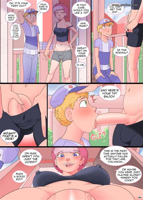 Page 1 Nobody In Particular Comics Pizza Boy Delivery Erofus Sex