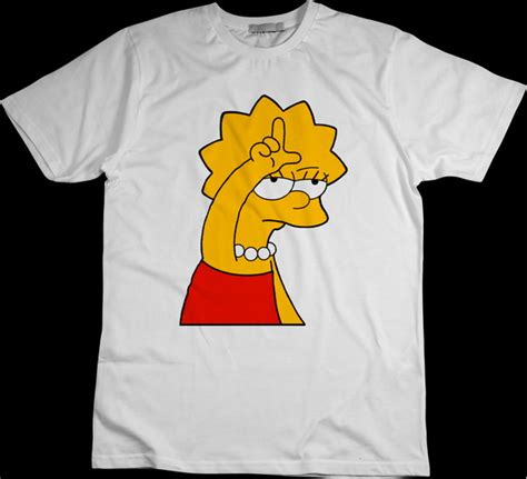 Camiseta Lisa Simpsons Loser Camisa Meme Branca Elo7