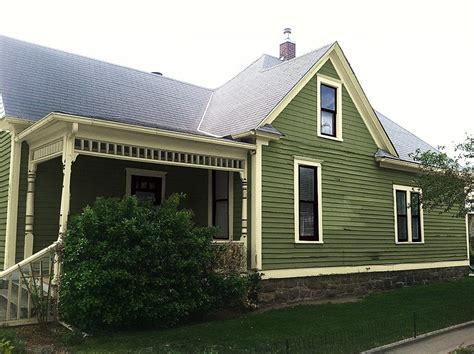 May 11, 2021 · the eaves, the window moldings, and the upper portion of the tower are painted gray to harmonize with the stone foundation and slate roof. Exterior Paint Colors - Consulting for Old Houses - Sample ...