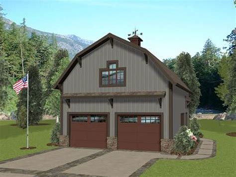 On the ground floor you will finde a double or triple garage to store all types of vehicles. Carriage House Plans | Barn-Style Carriage House Plan with ...