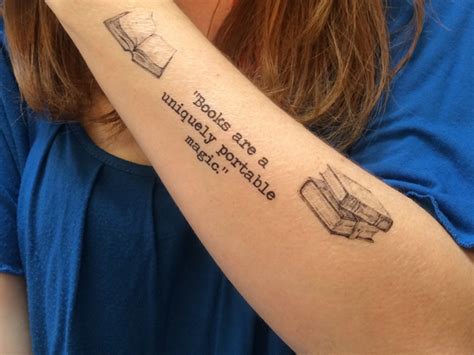 50 Attractive Literary Tattoos For Book Lovers