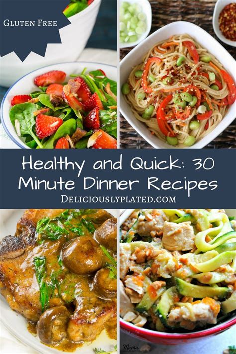 Healthy And Quick 30 Minute Meals With Images Gluten Free Main