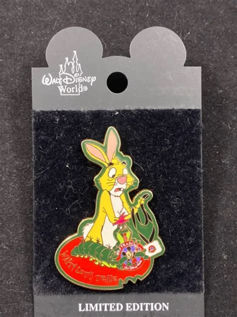 Disney Pin Wdw Wanna Trade Pin Series Rabbit Caterpillar Le Picclick Uk