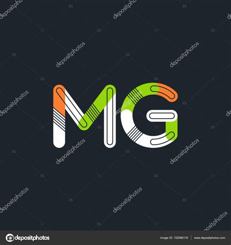 Mg Connected Letters Logo Stock Vector By ©brainbistro 152066118