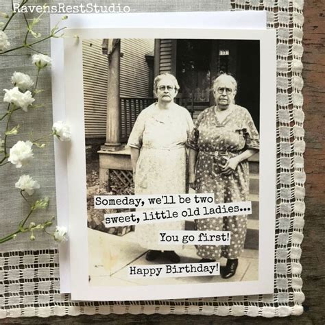 Card 406b Funny Birthday Card Someday Well Be Two Sweet Little