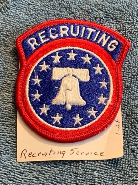 Us Army Recruiting Command Patch Color New Ebay