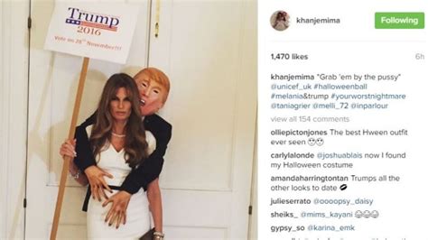 jemima khan stuns at unicef halloween party with groped by donald trump costume