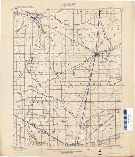 Ohio Historical Topographic Maps Perry Castañeda Map Collection Ut