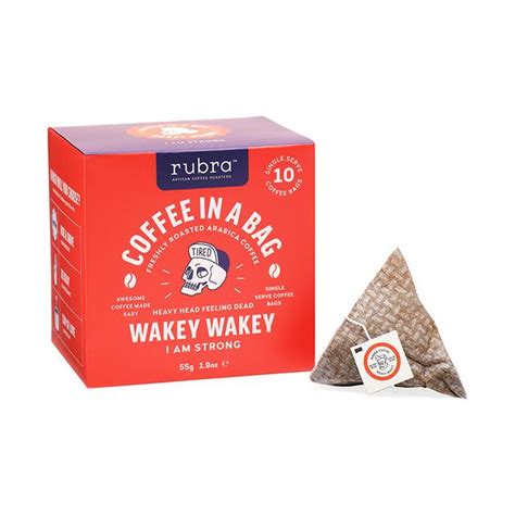 Rubra Wakey Wakey Coffee Bags Just In Time Gourmet