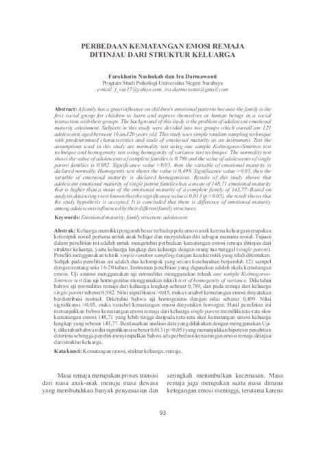 Memahami spektrum autistik secara holistik. Jurnal Teori Emosi : Mah Wan Cheng A131579 LJ03- Emosi ...