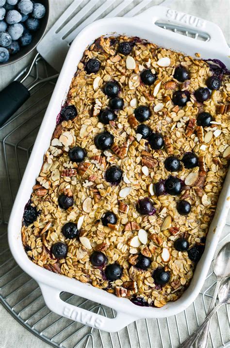 Blueberry Baked Oatmeal Recipe Peas And Crayons Blog