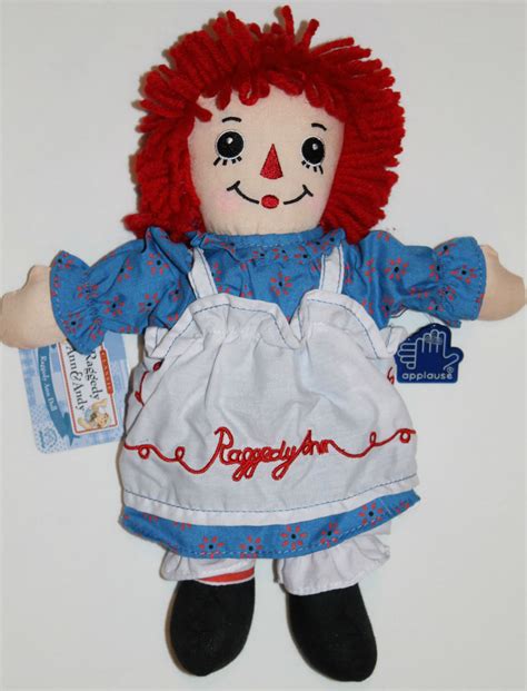 Raggedy Ann 12 Doll With Embroidered Eyes By Russ Applause