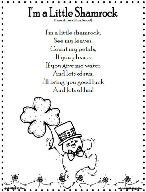 St patrick's day verse # 9 there's a dear little plant that grows in our isle, 'twas st. March Poems And Quotes. QuotesGram
