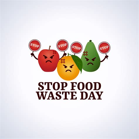 Vector Graphic Of Stop Food Waste Day Good For Stop Food Waste Day