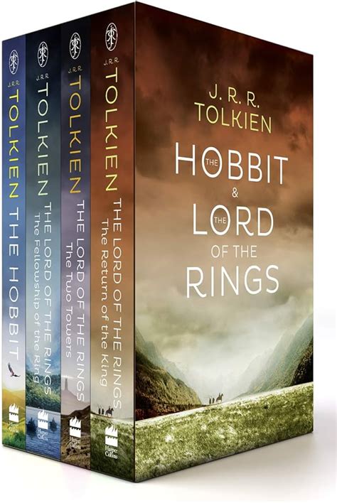 Jrr Tolkien 4 Book Boxed Set Hobbit And The Lord Of The Rings