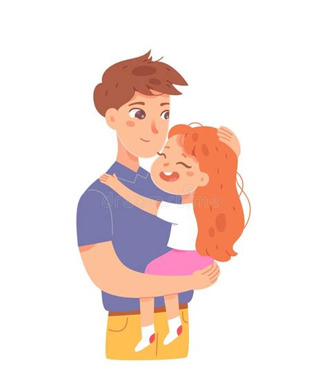 Father And Daughter Hugging Clipart Images
