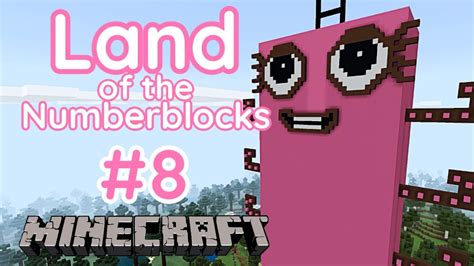 Numberblock 8 Numberblocks Minecraft Giant Numberblock 8 Youtube