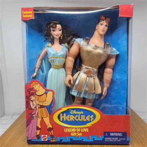 Vtg 1997 Mattel Hercules And Megara Disney Legend Of Love T Set Toys R