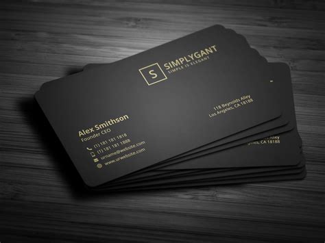 Download free, printable business card templates for word and powerpoint. FREE 29+ Luxury Business Card Examples in PSD | AI | EPS ...