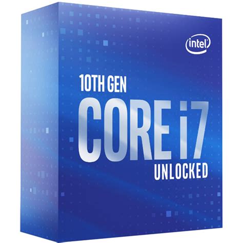 Intel Core I7 10700k 38 Ghz Eight Core Lga 1200 Bx8070110700k
