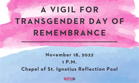 Announcements Trans Day Of Remembrance Vigil