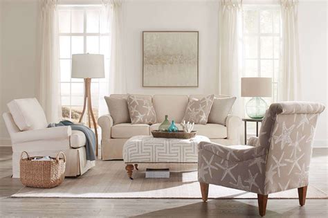 Nantucket Sofa Featured In A Casual Living Room Rowe Furniture