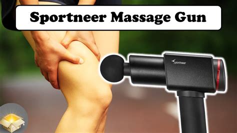 Sportneer Massage Gun Elite D9 Youtube