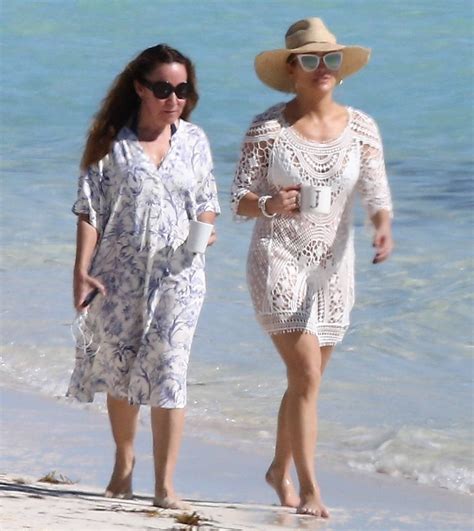 Jennifer Lopez Spotted In A White Bikini In Turks And Caicos Gotceleb
