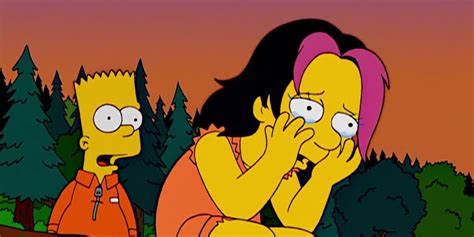 The Simpsons Bart And Lisas Best One Off Love Interests Were Criminals