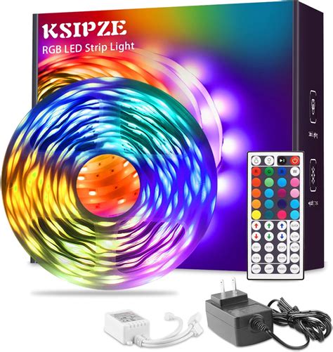 Buy Ksipze 50ft Led Strip Lights Rgb Color Changing Led Lights With