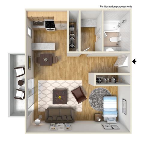 Floor Plans | Oak Creek Apartments