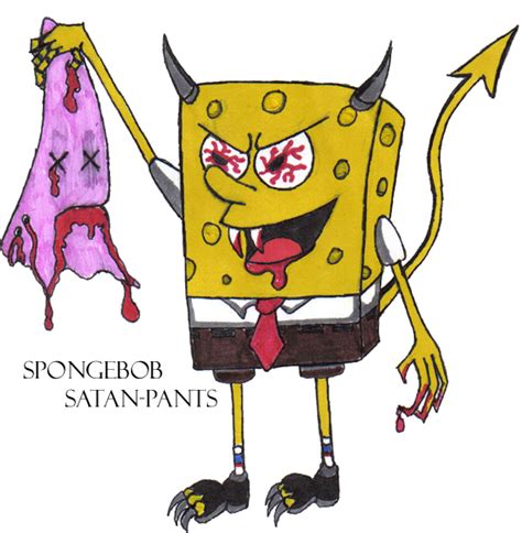 Evil Spongebob Drawing At Getdrawings Free Download
