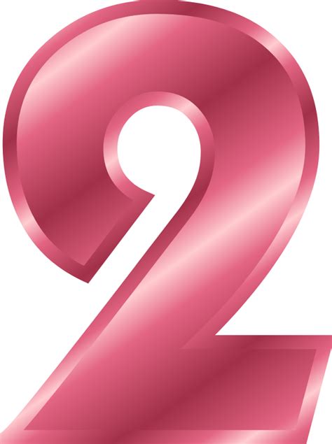 Pink Number 2 Clipart Png 20 Free Cliparts Download Images On