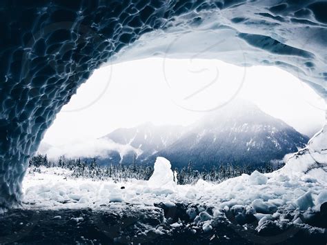 Big Four Ice Caves In Washington By Andrew B Choi Photo Stock