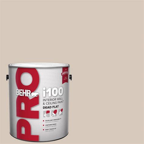 Behr Pro 1 Gal N230 2 Old Map Dead Flat Interior Paint Pr10501 The