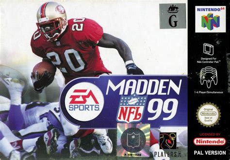 Madden Nfl 99 1998 Box Cover Art Mobygames