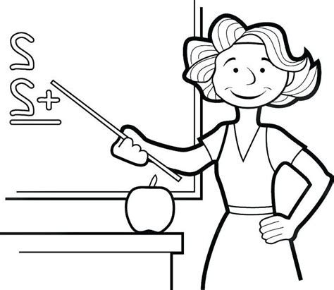 Get crafts, coloring pages, lessons, and more! Teacher Coloring BL5T Teacher Colouring Pages Teacher ...