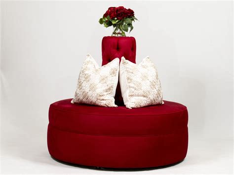 Be embraced by the comfortable cushioning of this sofa bed and mattress. Buy a Custom Made Small Round Circle Settee Sofa Couch In ...